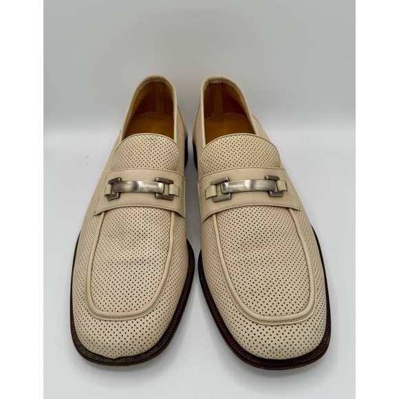 E.T Wright Horsebit Loafers Beige Men\'s Size 12 4E Vintage Made In Spain main image 6